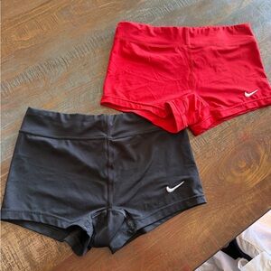Nike Black Dri-FIT Leggings with White Swoosh